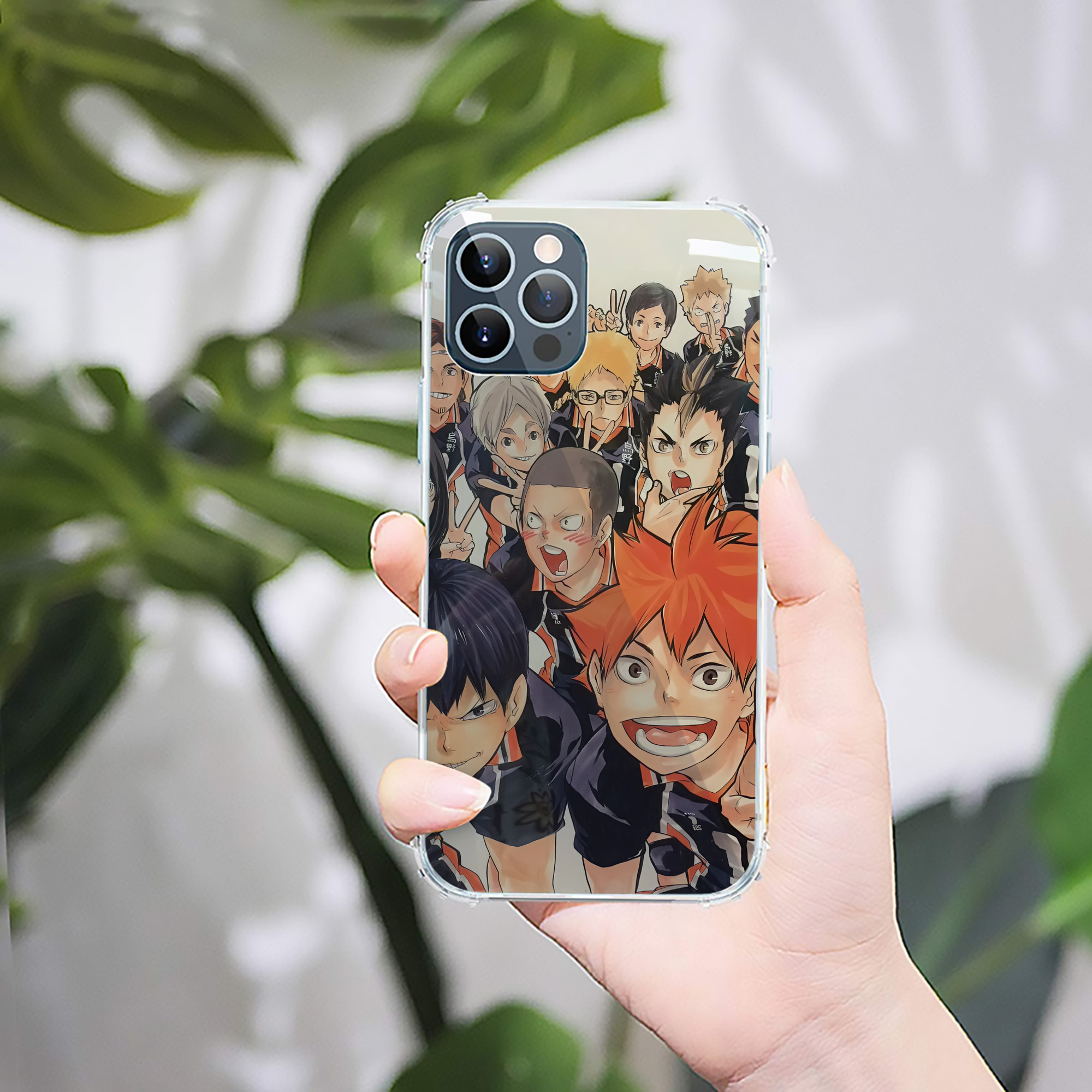 （画像用） ハイキュー!! Haikyu!! 【iPhone 12シリーズ対応】透明スマホケース（クリアソフトケース）
